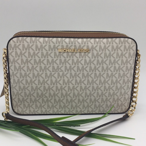 MICHAEL KORS LG EW CROSSBODY Bag Vanilla - Picture 3 of 8